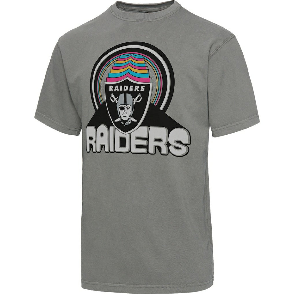 Las Vegas Raiders Junk Food Wonderland Infinity Vibe T-Shirt Graphite