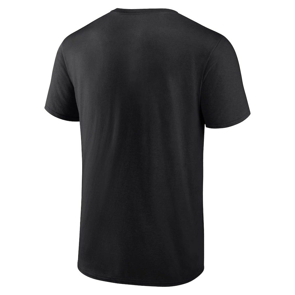 Carolina Panthers Big & Tall Two States One Team Statement T-Shirt Black