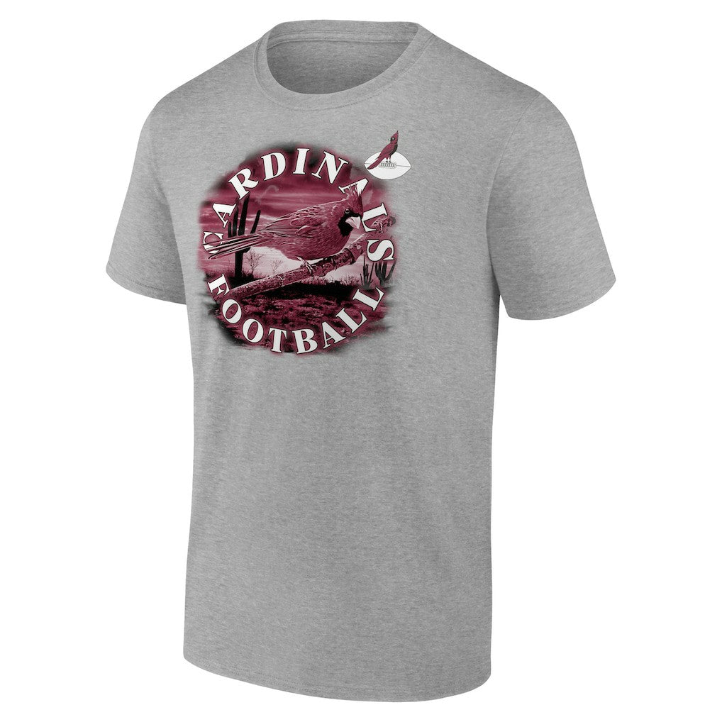 Arizona Cardinals Big & Tall Sporting Chance T-Shirt Heathered Gray