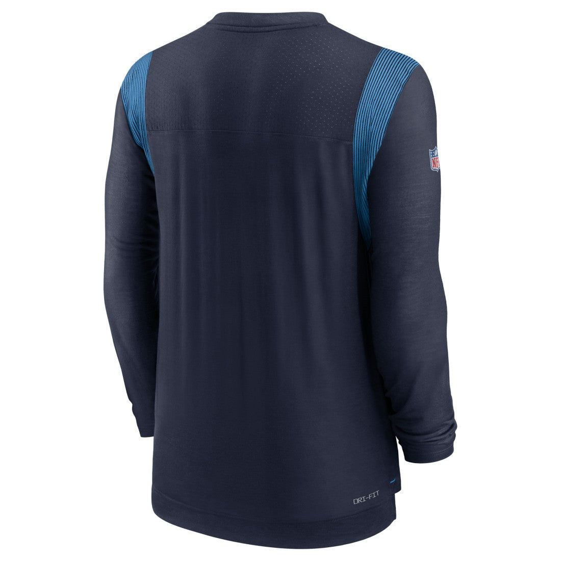 Tennessee Titans Sideline Tonal Logo Performance Player Long Sleeve T-Shirt Navy