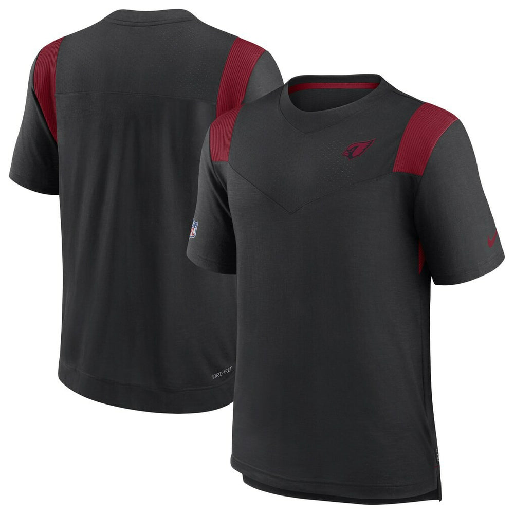 Arizona Cardinals Sideline Tonal Logo Performance Player T-Shirt Black