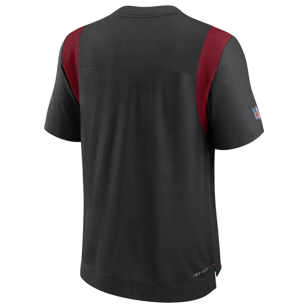 Arizona Cardinals Sideline Tonal Logo Performance Player T-Shirt Black