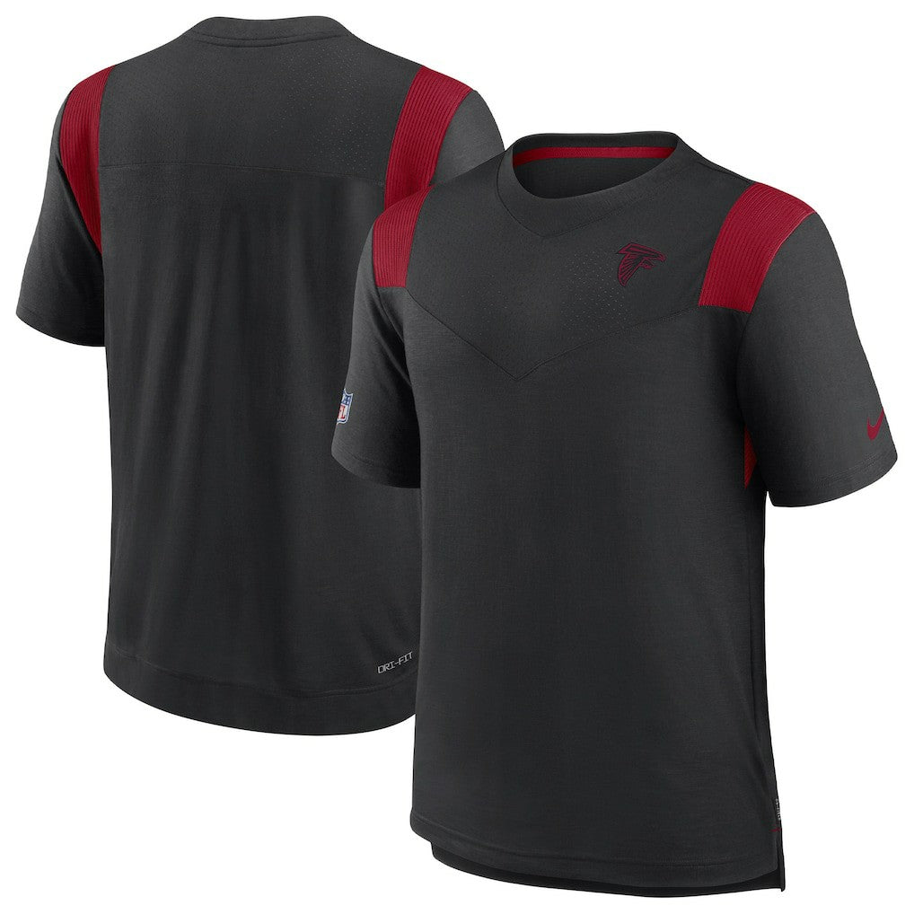 Atlanta Falcons Sideline Tonal Logo Performance Player T-Shirt Black