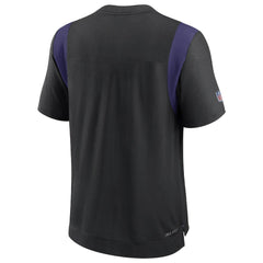 Baltimore Ravens Sideline Tonal Logo Performance Player T-Shirt Black