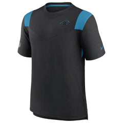 Carolina Panthers Sideline Tonal Logo Performance Player T-Shirt Black