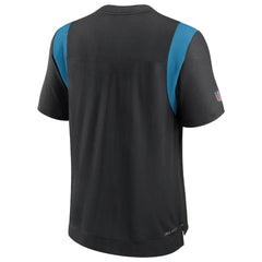 Carolina Panthers Sideline Tonal Logo Performance Player T-Shirt Black