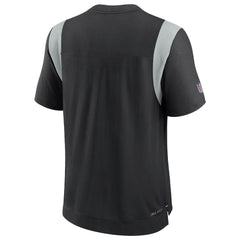 Las Vegas Raiders 2022 Sideline Tonal Logo Performance Player T-Shirt Black