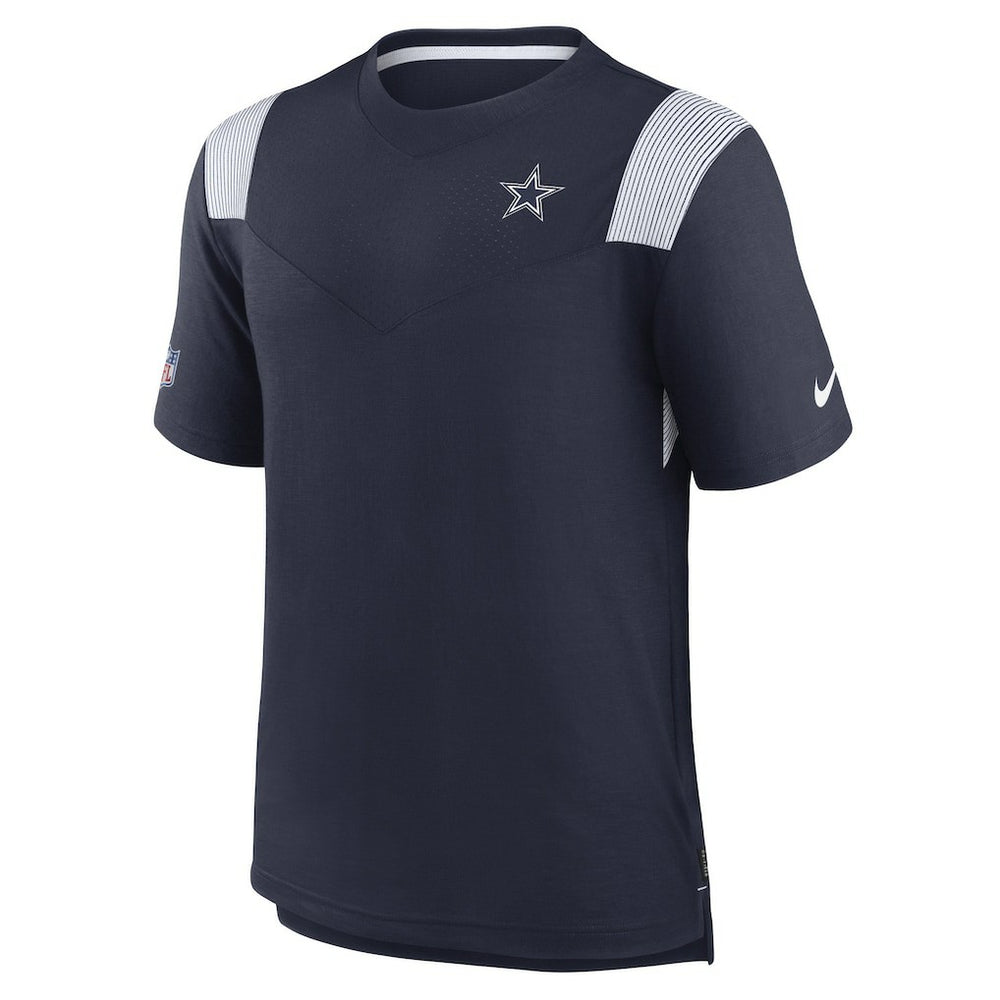 Dallas Cowboys Sideline Tonal Logo Performance Player T-Shirt Navy