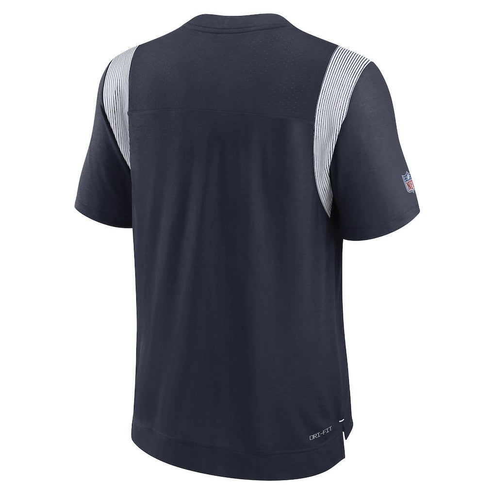 Dallas Cowboys Sideline Tonal Logo Performance Player T-Shirt Navy