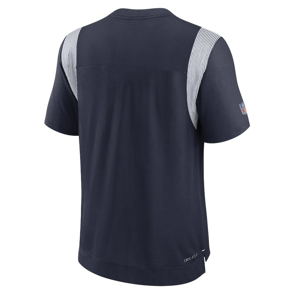 Dallas Cowboys Sideline Tonal Logo Performance Player T-Shirt Navy