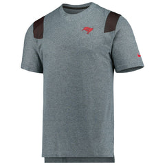Tampa Bay Buccaneers Sideline Tonal Logo Performance Player T-Shirt Pewter