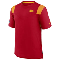 Kansas City Chiefs Sideline Tonal Logo Performance Player T-Shirt Red