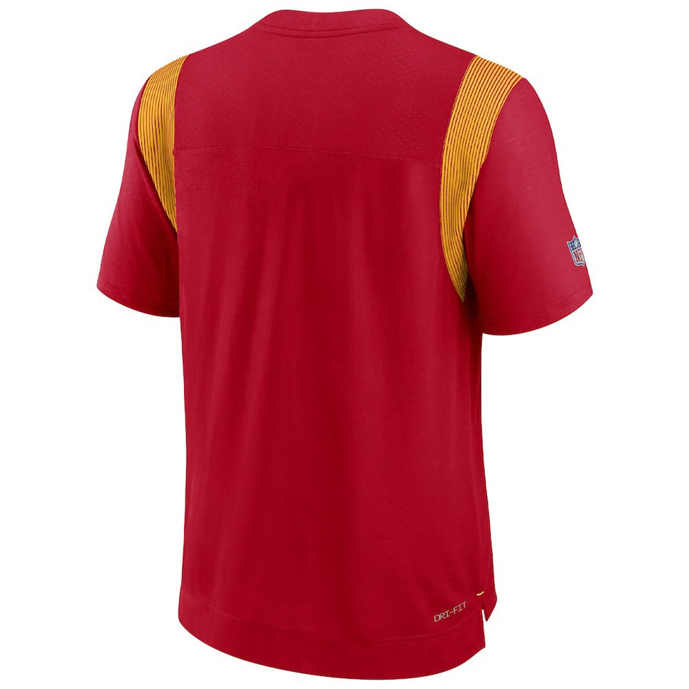 Kansas City Chiefs Sideline Tonal Logo Performance Player T-Shirt Red