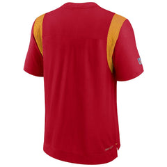 Kansas City Chiefs Sideline Tonal Logo Performance Player T-Shirt Red