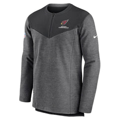 Arizona Cardinals Sideline Lockup Performance Quarter-Zip Top Charcoal