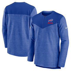 Buffalo Bills Sideline Lockup Performance Quarter-Zip Top Royal