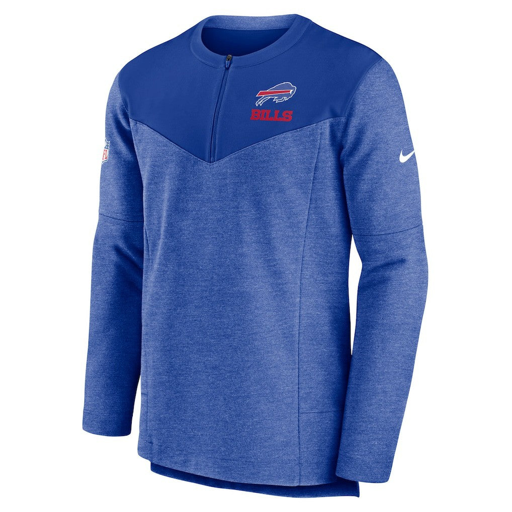 Buffalo Bills Sideline Lockup Performance Quarter-Zip Top Royal