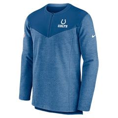 Indianapolis Colts Sideline Lockup Performance Quarter-Zip Top Royal