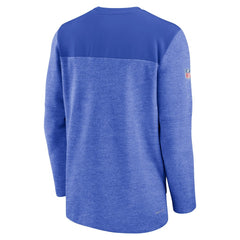 Los Angeles Rams Sideline Lockup Performance Quarter-Zip Top Royal