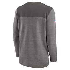 Tampa Bay Buccaneers Sideline Lockup Performance Quarter-Zip Top Pewter