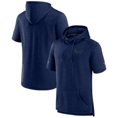 NHL Washington Capitals Fanatics Authentic Pro Road Performance Short Sleeve Pullover Hoodie - Heather Navy