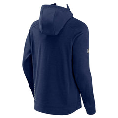 NHL Nashville Predators Fanatics Authentic Pro Road Tech Lightweight Full-Zip Hoodie Jacket - Navy