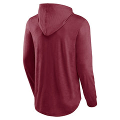 Washington Commanders Front Runner Long Sleeve Hooded T-Shirt Burgundy