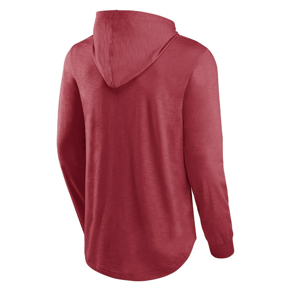 Arizona Cardinals Front Runner Long Sleeve Hooded T-Shirt Cardinal