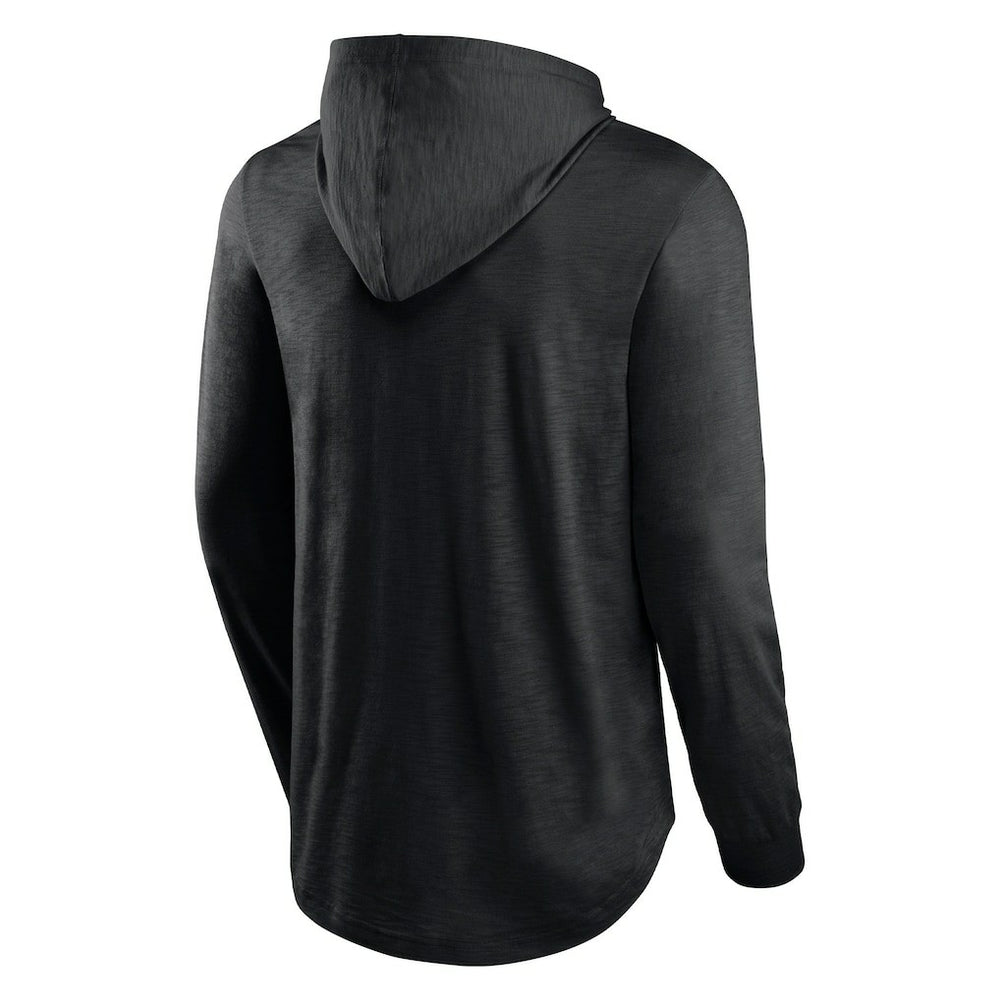 Las Vegas Raiders Front Runner Long Sleeve Hooded T-Shirt Black