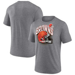 Cleveland Browns End Around Tri-Blend T-Shirt Heathered Gray