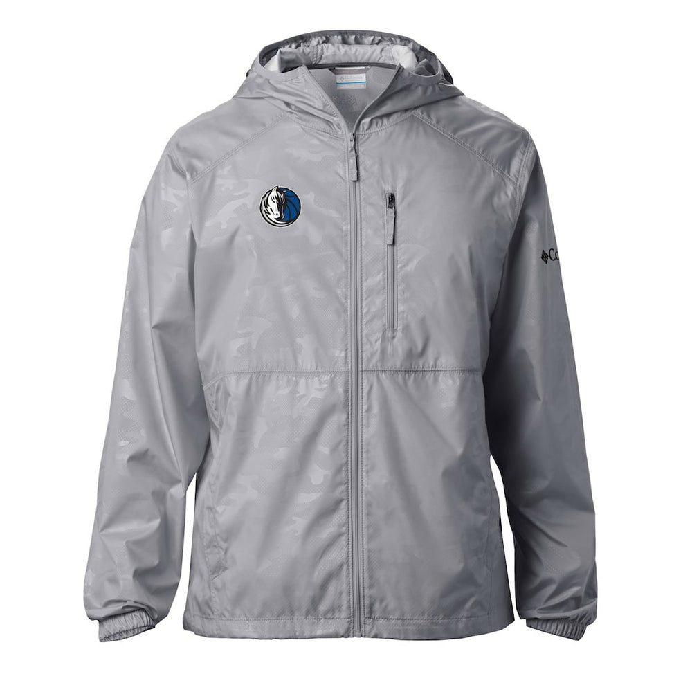 Dallas Mavericks Camo Flash Forward Full-Zip Windbreaker Jacket Gray