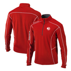Atlanta Hawks Shotgun Quarter-Zip Pullover Jacket Red