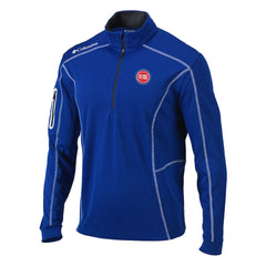 Detroit Pistons Shotgun Quarter-Zip Pullover Jacket Blue