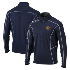 Denver Nuggets Shotgun Quarter-Zip Pullover Jacket Navy