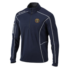 Denver Nuggets Shotgun Quarter-Zip Pullover Jacket Navy