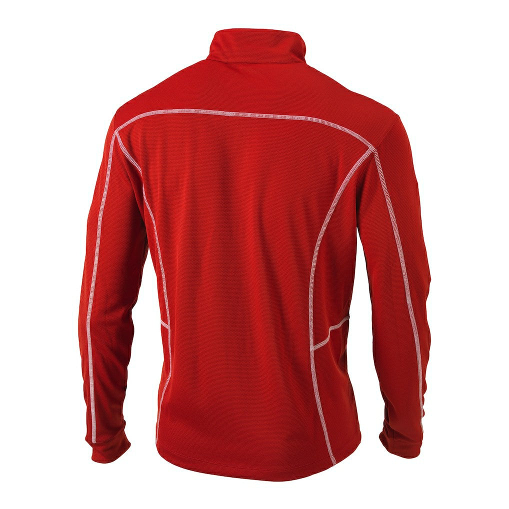 LA Clippers Shotgun Quarter-Zip Pullover Jacket Red
