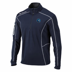 Minnesota Timberwolves Shotgun Quarter-Zip Pullover Jacket Navy