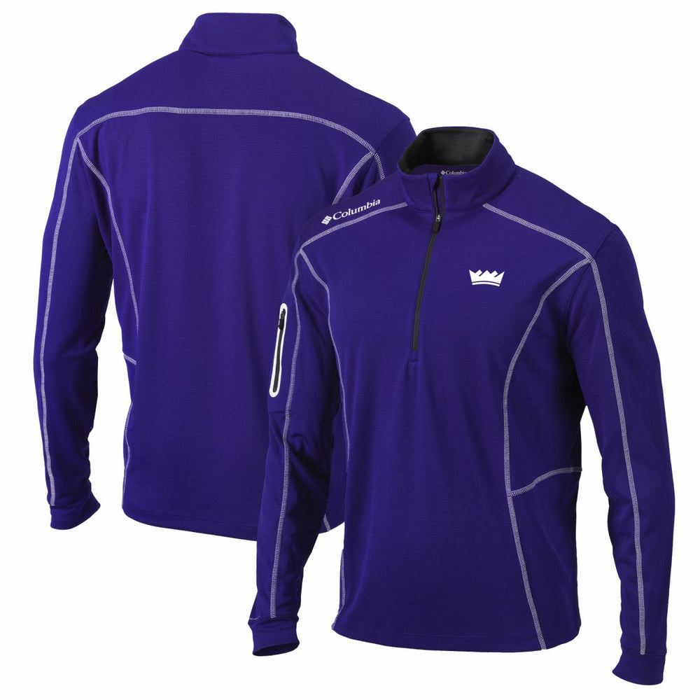 Sacramento Kings Shotgun Quarter-Zip Pullover Jacket Purple