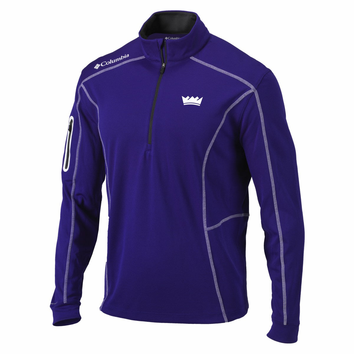 Sacramento Kings Shotgun Quarter-Zip Pullover Jacket Purple