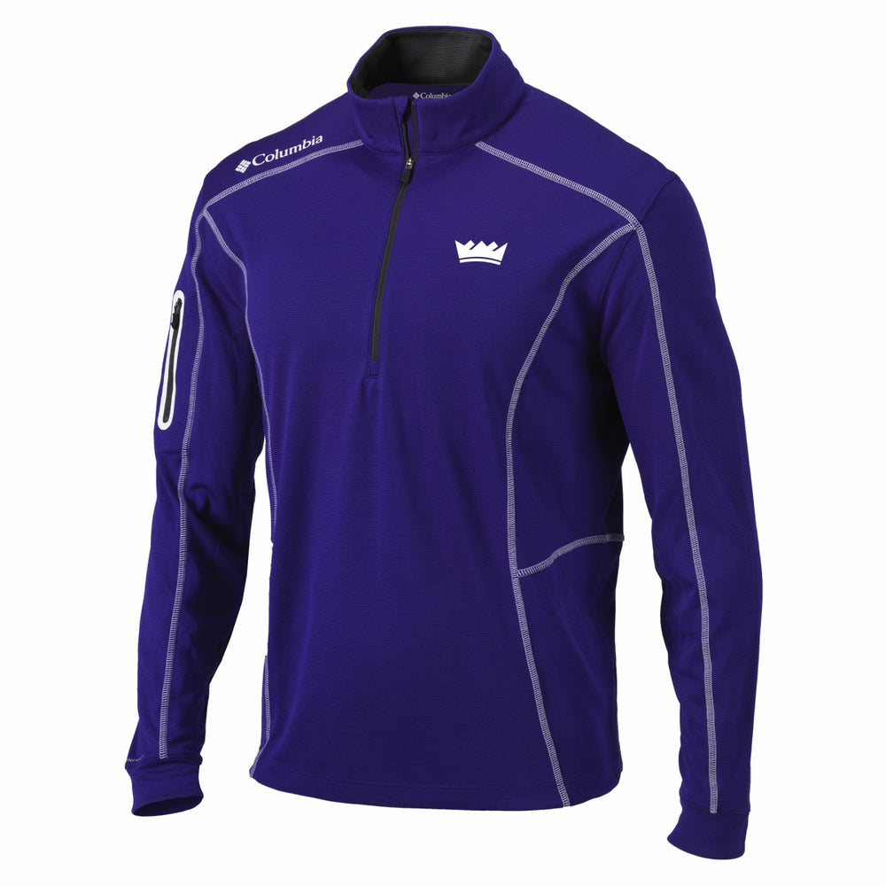 Sacramento Kings Shotgun Quarter-Zip Pullover Jacket Purple