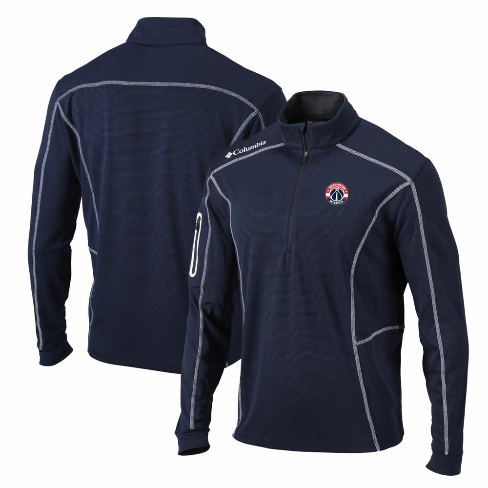 Washington Wizards Shotgun Quarter-Zip Pullover Jacket Navy