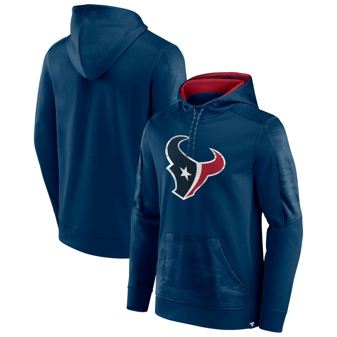 Houston Texans On The Ball Pullover Hoodie Navy
