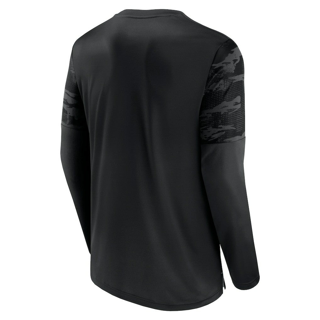 Las Vegas Raiders Square Off Long Sleeve T-Shirt Black/Silver