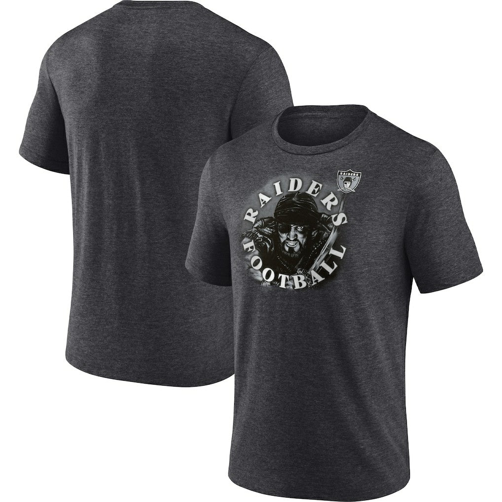 Las Vegas Raiders Sporting Chance T-Shirt Heathered Charcoal