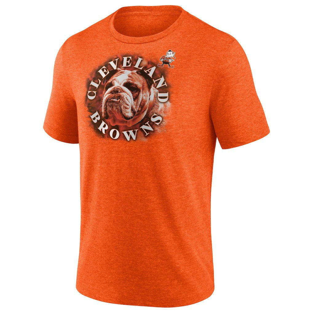 Cleveland Browns Tri-Blend Sporting Chance T-Shirt Heathered Orange
