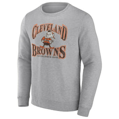 Cleveland Browns Playability Pullover Sweatshirt Heathered Gray