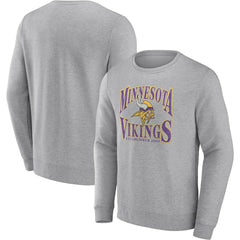 Minnesota Vikings Playability Pullover Sweatshirt Heathered Gray