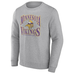 Minnesota Vikings Playability Pullover Sweatshirt Heathered Gray