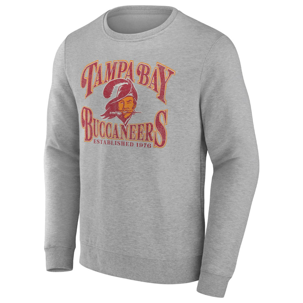 Tampa Bay Buccaneers Playability Pullover Sweatshirt Heathered Charcoal