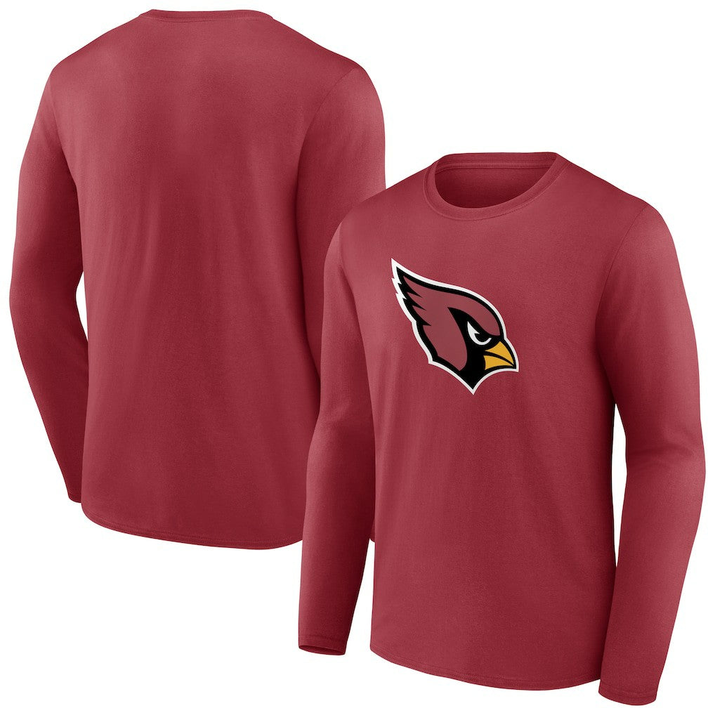 Arizona Cardinals Primary Logo Long Sleeve T-Shirt Cardinal